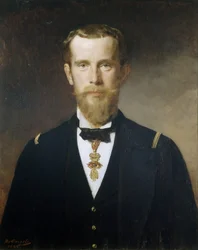 Crown Prince Rudolf in Fleet Uniform with the Order of the Golden Fleece
